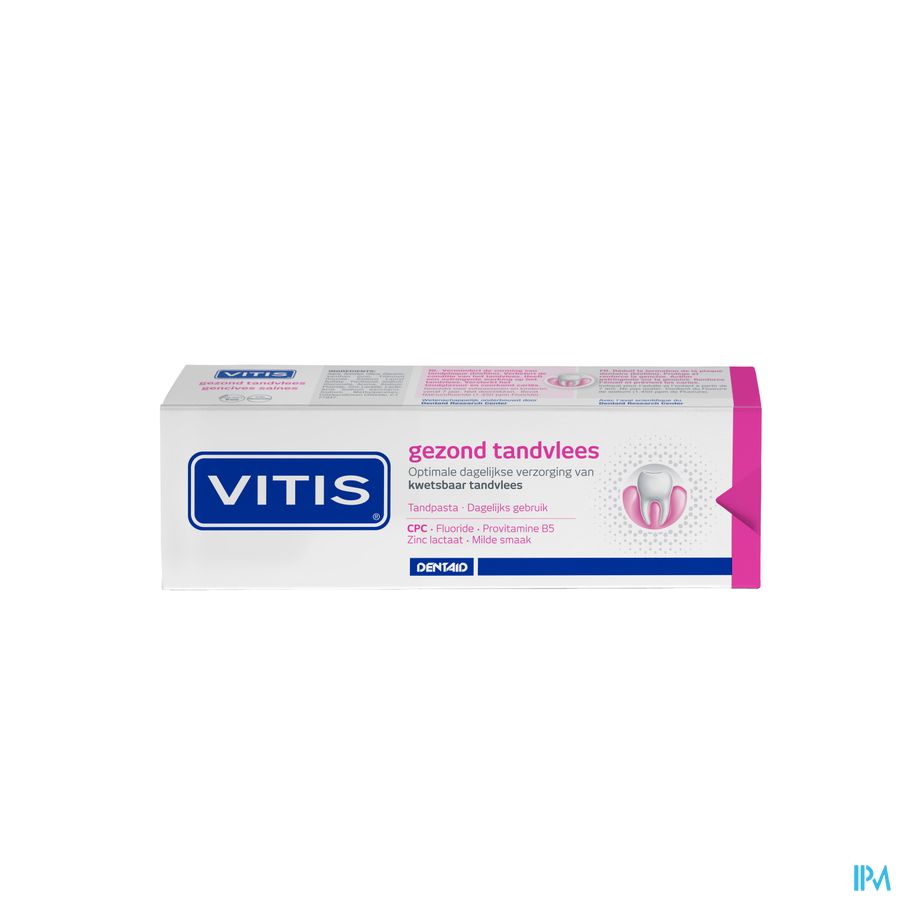 Vitis Gezond Tandvlees Tandpasta met 0,05% Cetylpyridinium Chloride (CPC) 31414 Vitis Gezond Tandvlees Tandpasta met 0,05% Cetylpyridinium Chloride (CPC) 31414