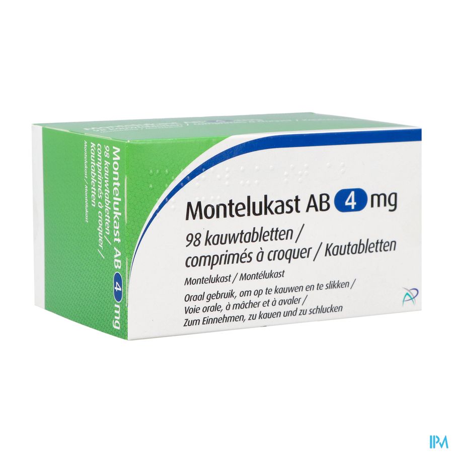 Montelukast Ab 4mg Kauwtabl 98 Montelukast Ab 4mg Kauwtabl 98