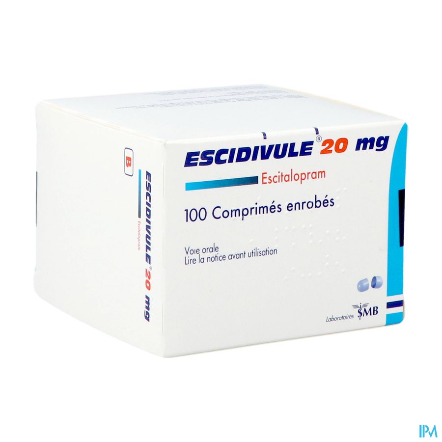 Escidivule 20mg Comp Enrob 100 Escidivule 20mg Comp Enrob 100