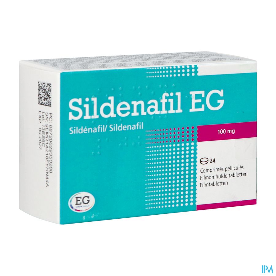 Sildenafil Eg 100mg Orifarm Filmomh Tabl 24