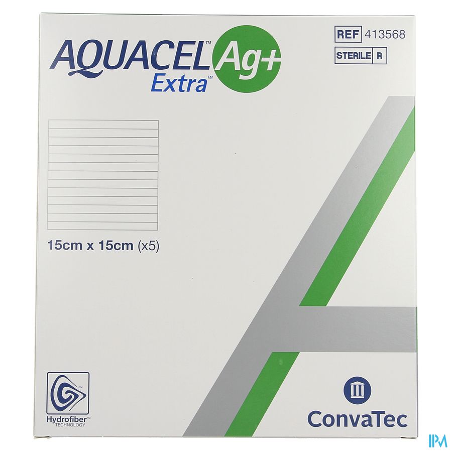 Aquacel Ag+ Extra 15 X 15cm 5 413568 3
