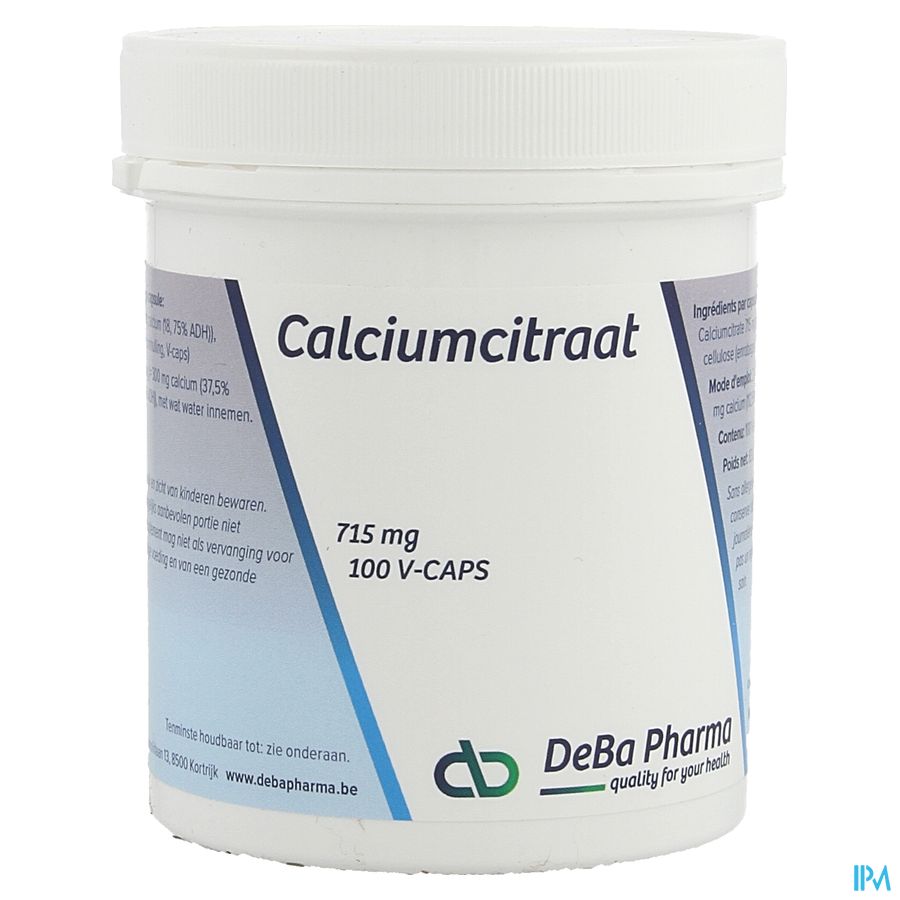 Calciumcitraat V-caps 100 Deba 2