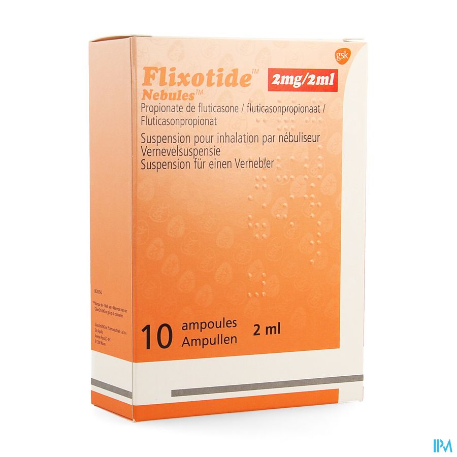 Flixotide Nebules Amp 10 2,0mg/ 2ml