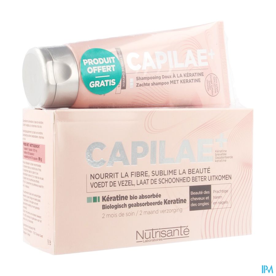 Capilae 2m Caps 120 + Sh Keratine 100ml Promo Capilae 2m Caps 120 + Sh Keratine 100ml Promo