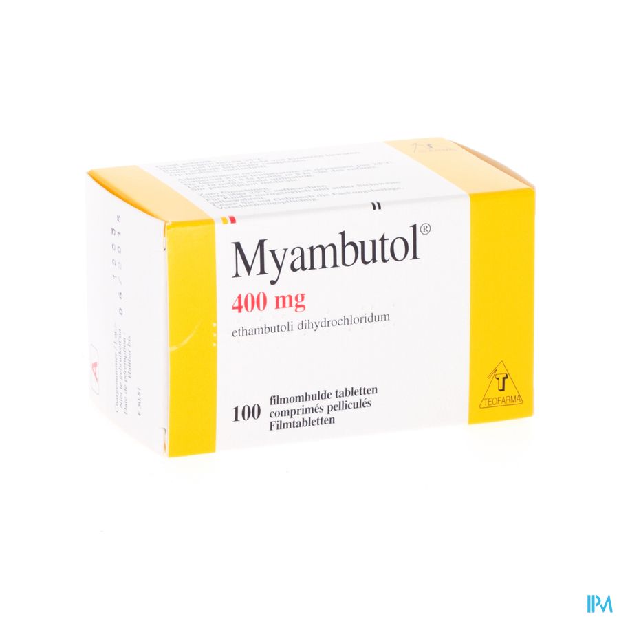Myambutol Comp 100 X 400mg Myambutol Comp 100 X 400mg