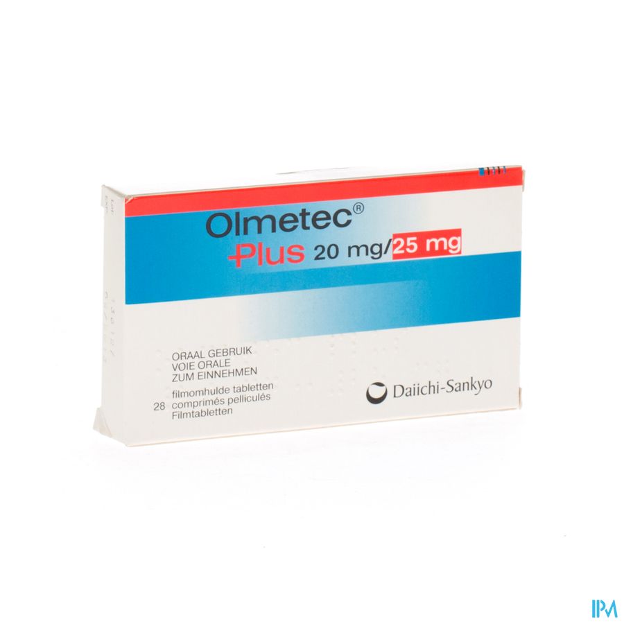 Olmetec Plus 20mg/25mg Comp Pell 28 Olmetec Plus 20mg/25mg Comp Pell 28
