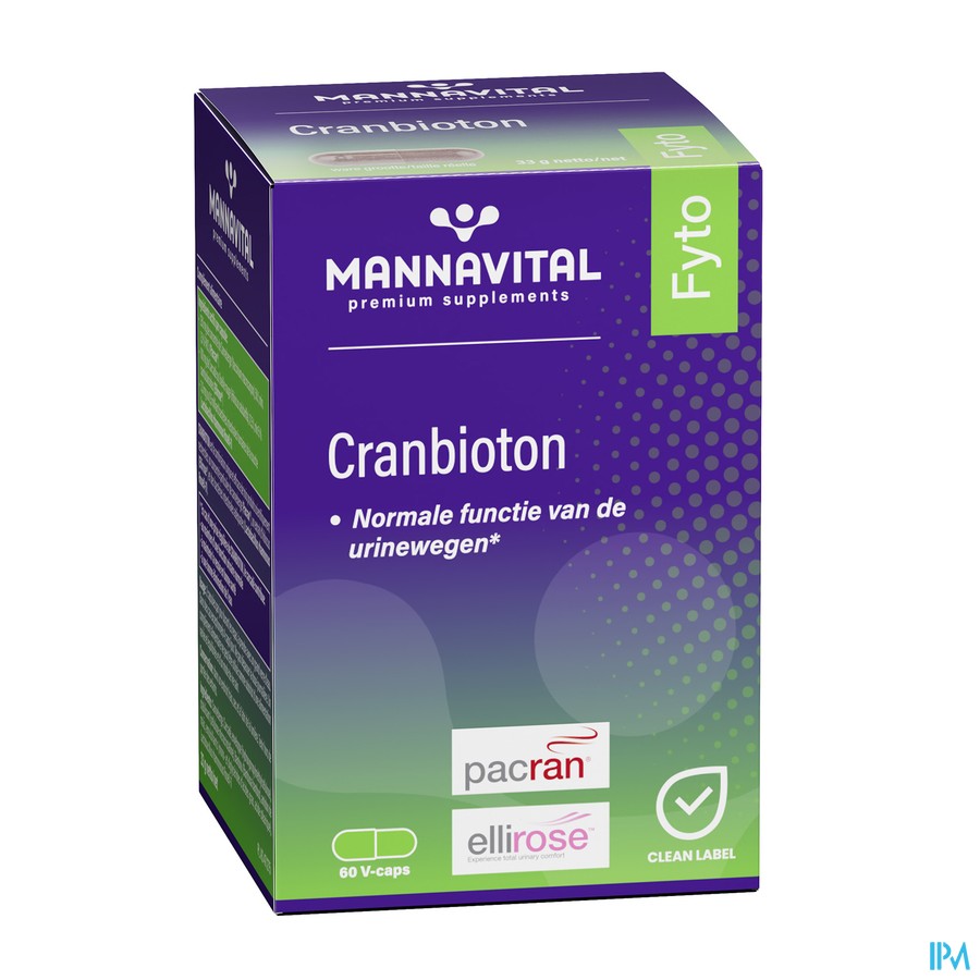 Mannavital Cranbioton V-caps 60