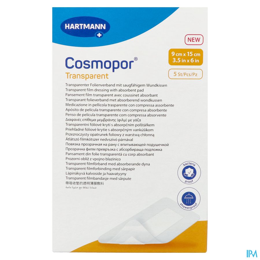 Cosmopor Transparent 9x15cm 5 1