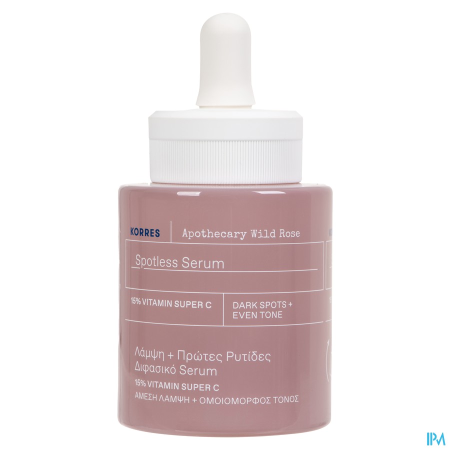 Korres Kf Wilde Roos Zuiverend 15% Vit. C 30ml