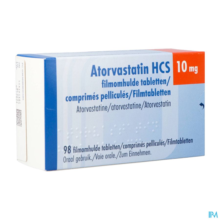 Atorvastatin Hcs 10mg Filmomh Tabl 98 Atorvastatin Hcs 10mg Filmomh Tabl 98