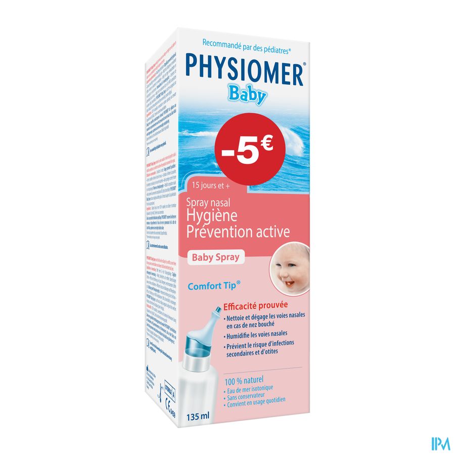 Physiomer Iso Baby Spray 135ml -5€ Physiomer Iso Baby Spray 135ml -5€