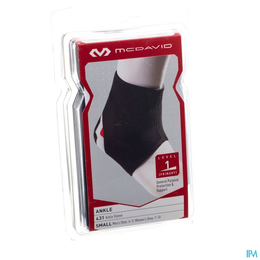 Mcdavid Ankle Support Black/scarlet S 431 Mcdavid Ankle Support Black/scarlet S 431