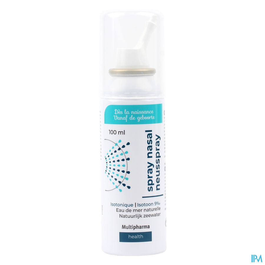 Multipharma Neusspray Isotoon Zeewater 100ml Multipharma Neusspray Isotoon Zeewater 100ml