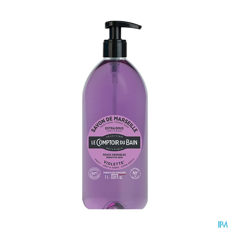 Lcb Zeep Vloeibaar Violet Z/palm Fl 1l Lcb Zeep Vloeibaar Violet Z/palm Fl 1l