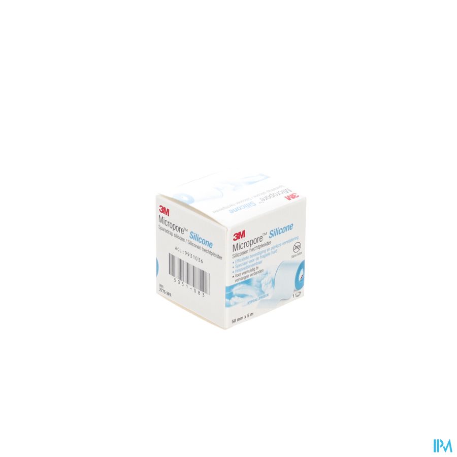 Micropore 3m Silicone Tape 50,0mmx5m 1 2775p-2 Micropore 3m Silicone Tape 50,0mmx5m 1 2775p-2