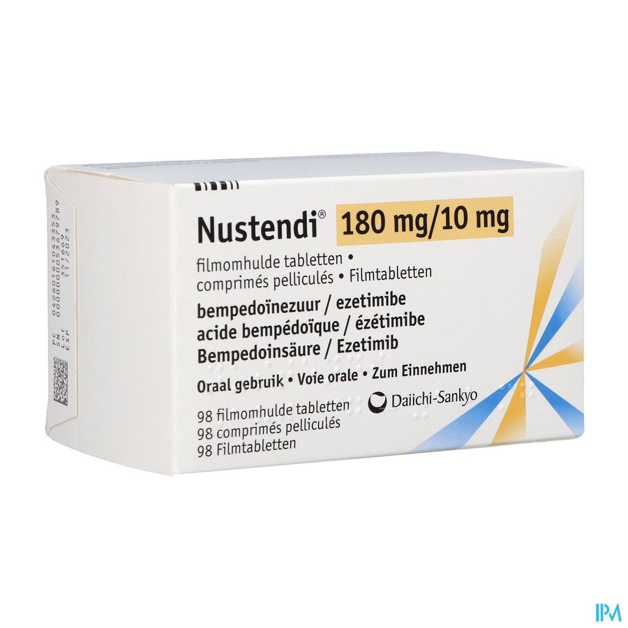Nustendi 180mg/10mg Filmomh Tabl 98 Nustendi 180mg/10mg Filmomh Tabl 98
