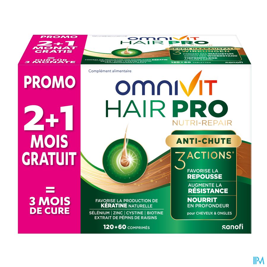 Omnivit Hair Pro Nutri Repair             Comp 180 Omnivit Hair Pro Nutri Repair             Comp 180