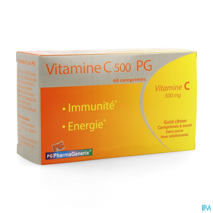 Vitamine C 500 Pg Pharmagenerix Comp 60 Vitamine C 500 Pg Pharmagenerix Comp 60