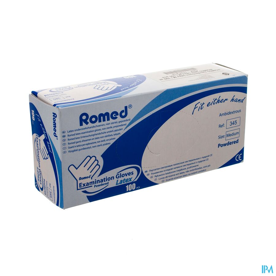 Handschoen Latex Onderzoek Medium 100 Pontos Handschoen Latex Onderzoek Medium 100 Pontos
