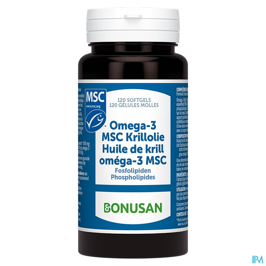 Omega-3 Msc Krillolie Softcaps 120 3