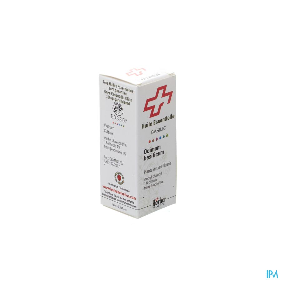 Basilic Sb Methylchavicol Herba Helv.hle Ess 10ml Basilic Sb Methylchavicol Herba Helv.hle Ess 10ml