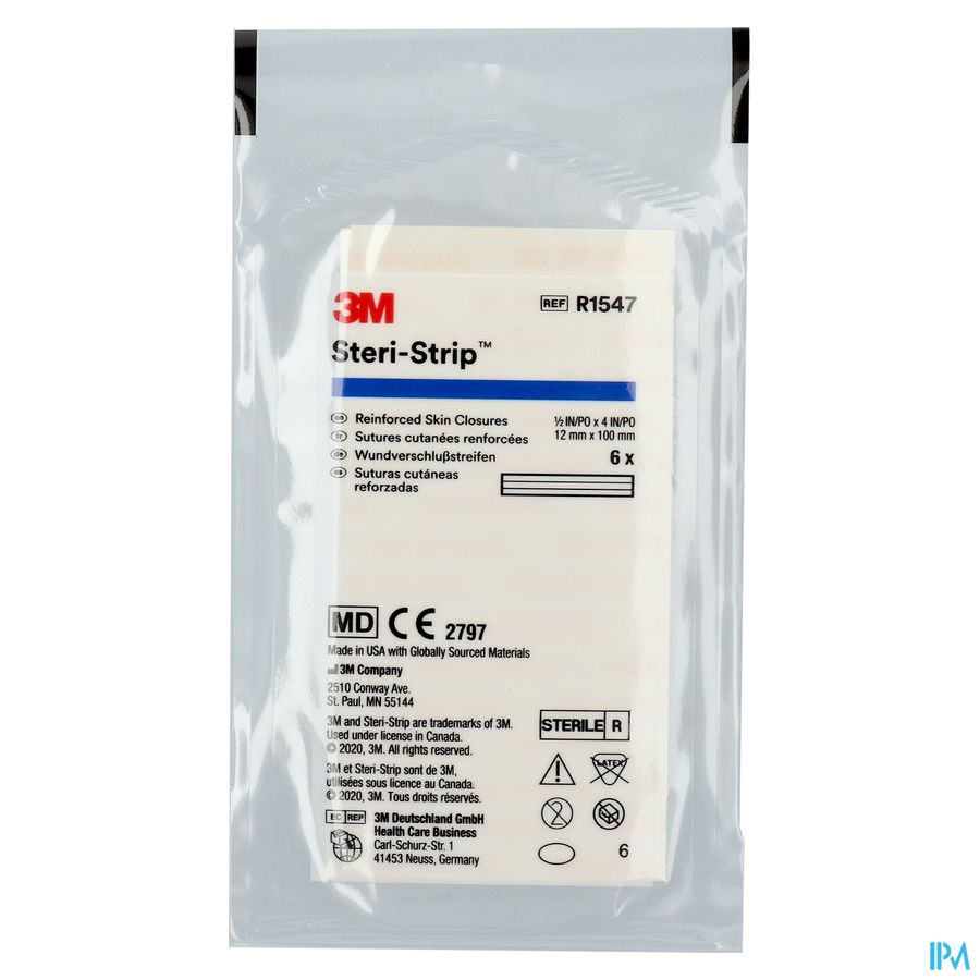 Steri-strip 3m Steril 12,0mmx100mm 1x 6 R1547 1