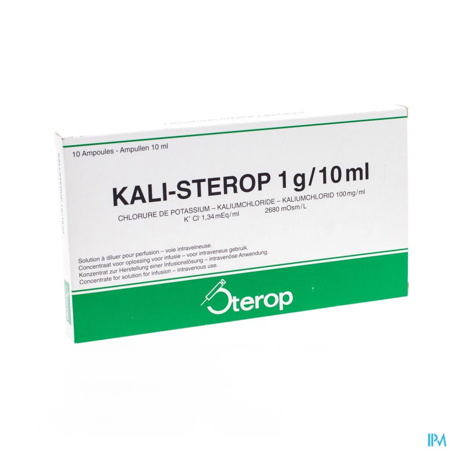 Kali Sterop 10% Iv 10 X 1g/10ml Kali Sterop 10% Iv 10 X 1g/10ml