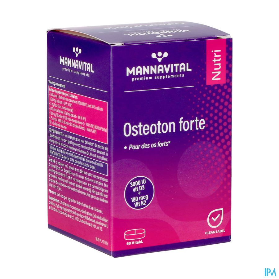 Mannavital Osteoton Forte Comp 60 Mannavital Osteoton Forte Comp 60