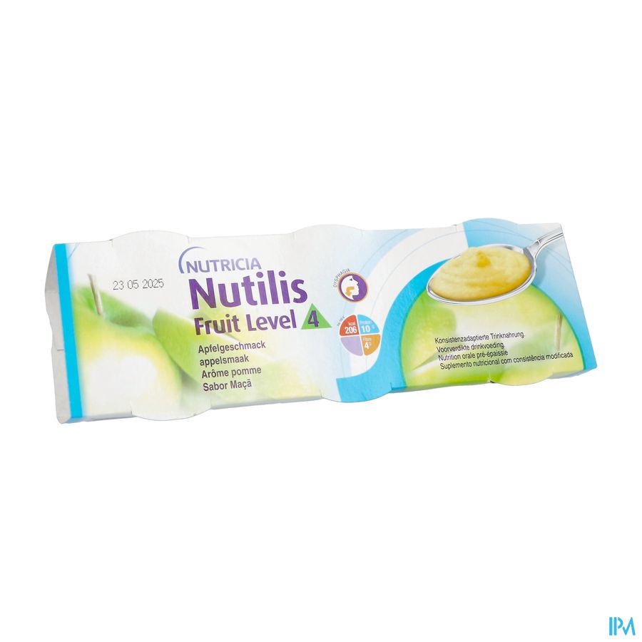 Nutilis Fruit Stage 3 Appel 3x150g Nutilis Fruit Stage 3 Appel 3x150g