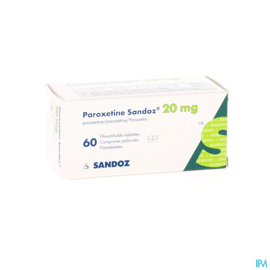 Paroxetine 20mg Sandoz Filmomh Tabl 60 X 20mg Paroxetine 20mg Sandoz Filmomh Tabl 60 X 20mg