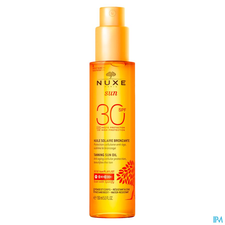 Nuxe Tanning Sun Oil Ip30 Face&body Spray 150ml 1
