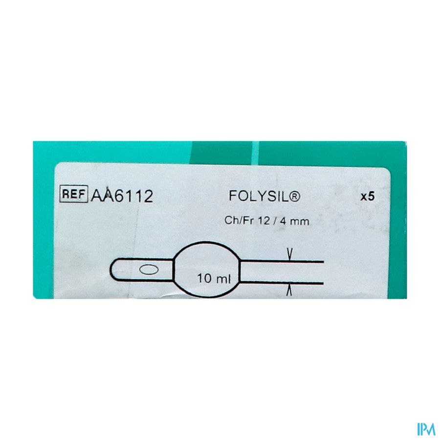 Folysil 2 Voies Nel Sil Cath 10ml 41cm Ch12 5 Folysil 2 Voies Nel Sil Cath 10ml 41cm Ch12 5