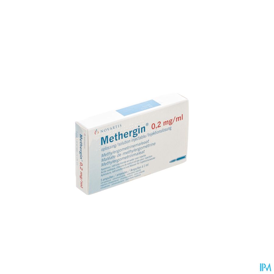 Methergin Amp 5 X 0,2mg/1ml
