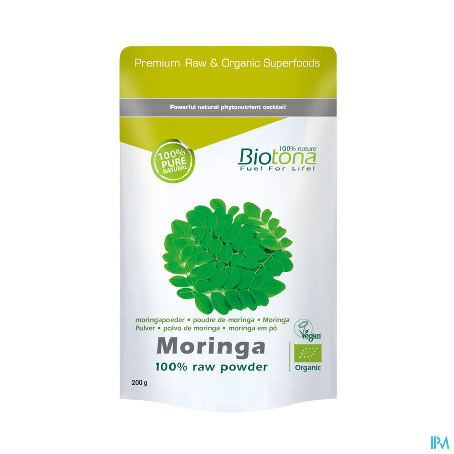 Biotona Moringa Raw Bio Pdr 200g Biotona Moringa Raw Bio Pdr 200g