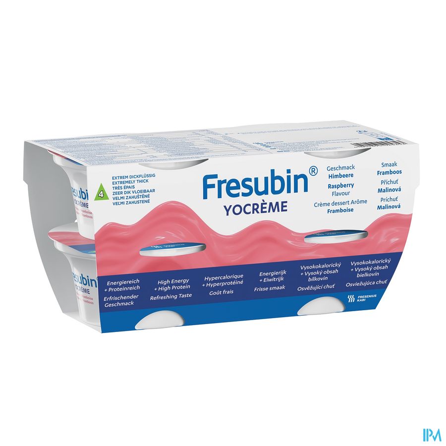 Fresubin Yocrème 125g Framboise/framboos Fresubin Yocrème 125g Framboise/framboos