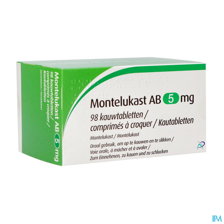 Montelukast Ab 5mg Kauwtabl 98 Montelukast Ab 5mg Kauwtabl 98