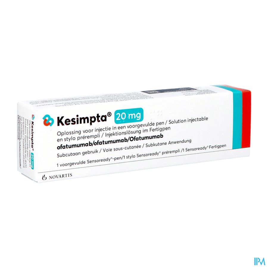 Kesimpta 20mg Sol Inj Voorgev.pen 1 (sensoready) Kesimpta 20mg Sol Inj Voorgev.pen 1 (sensoready)