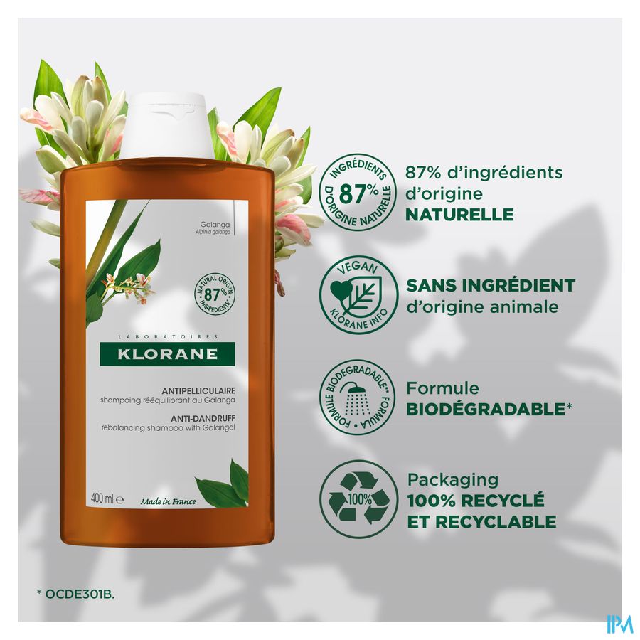 Klorane Capil. Sh Galanga 200ml 9