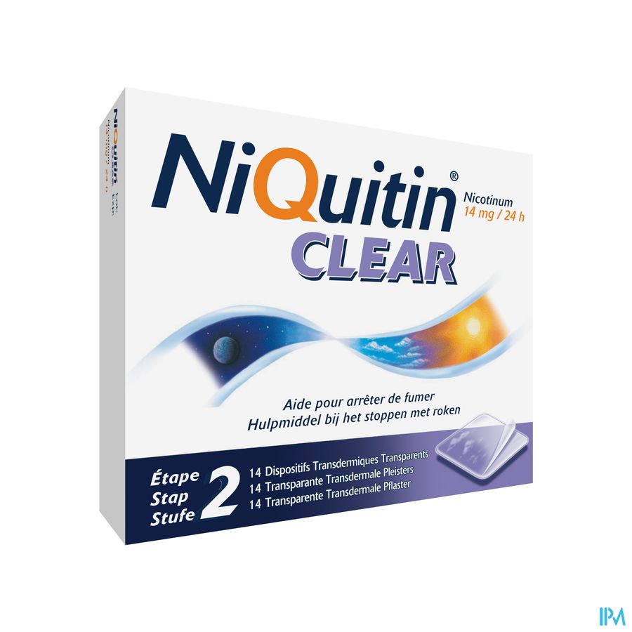 Niquitin Clear Patches 14 X 14mg Niquitin Clear Patches 14 X 14mg
