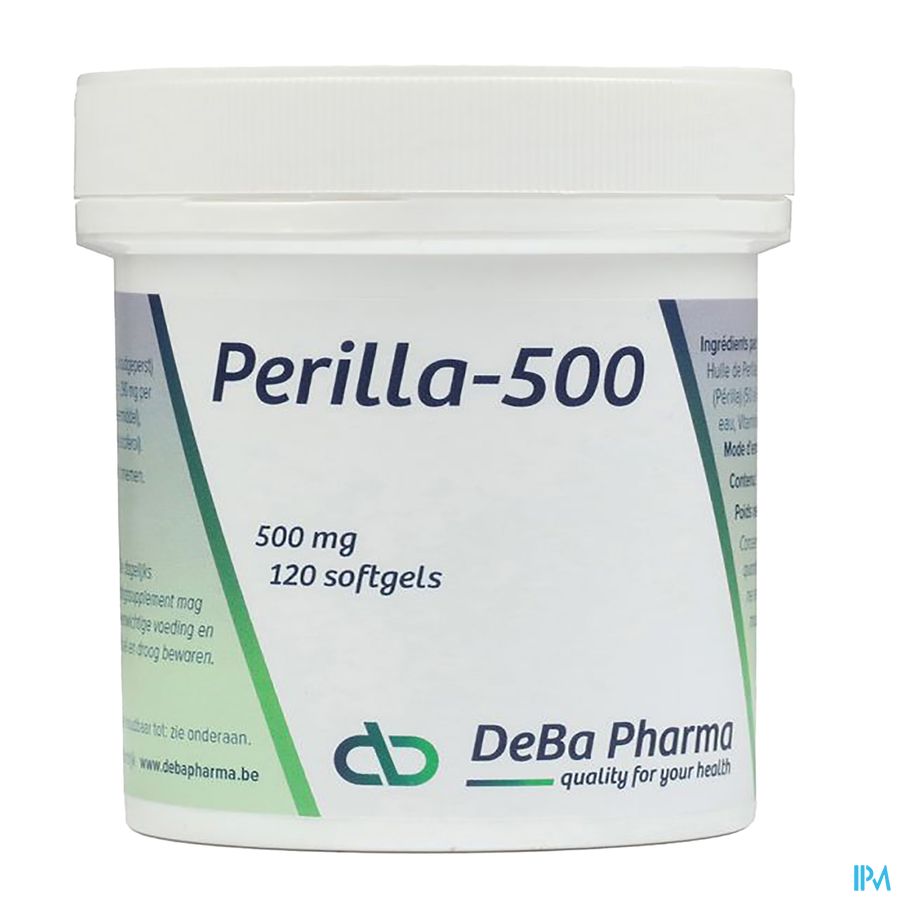 Perilla 500 Softgels 120 Deba 1