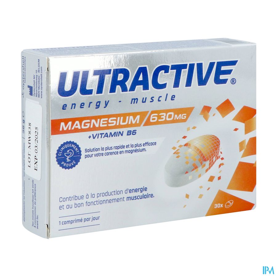 Ultractive Magnesium 630mg Comp 30 Ultractive Magnesium 630mg Comp 30