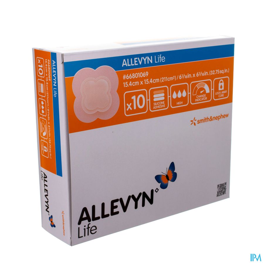 Allevyn Life Verb 15,4x15,4cm 10 66801069 Allevyn Life Verb 15,4x15,4cm 10 66801069