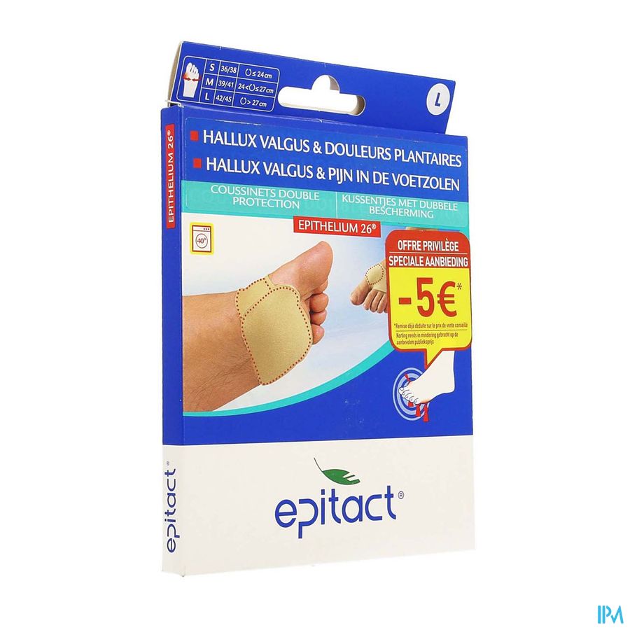 Epitact Kussentje Dubbele Bescherming l Promo -5€ Epitact Kussentje Dubbele Bescherming l Promo -5€