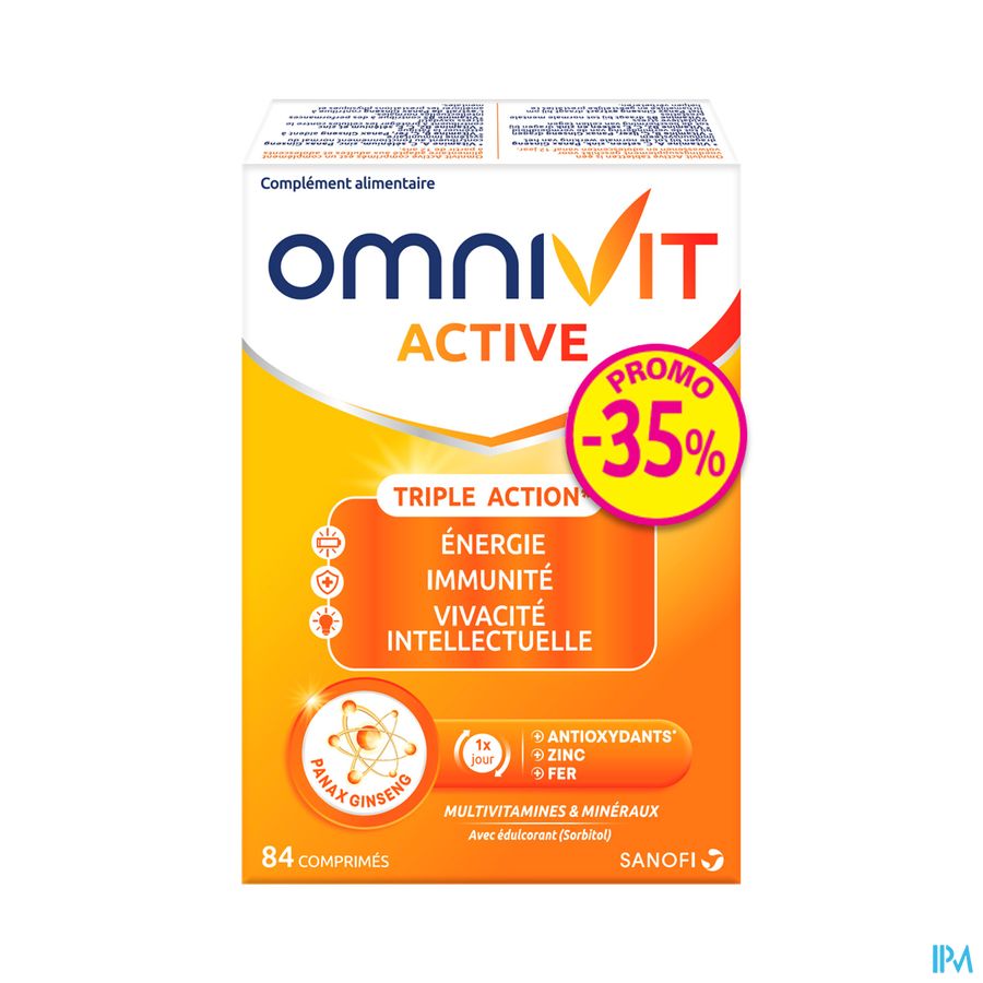 Omnivit Active 40Mg             Comp 84 Promo -35% Omnivit Active 40Mg             Comp 84 Promo -35%
