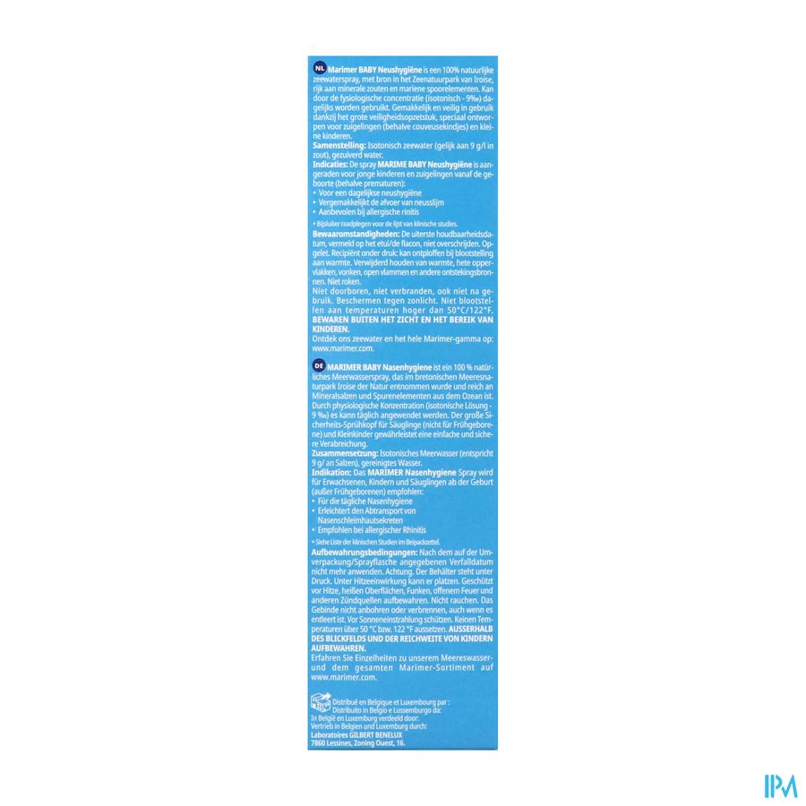 Marimer Baby Isotonisch Zeewater Spray 100ml 2