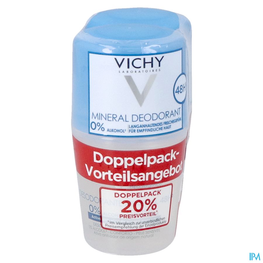 Vichy Deo Mineral Bille 48h Duo 2x40ml 3