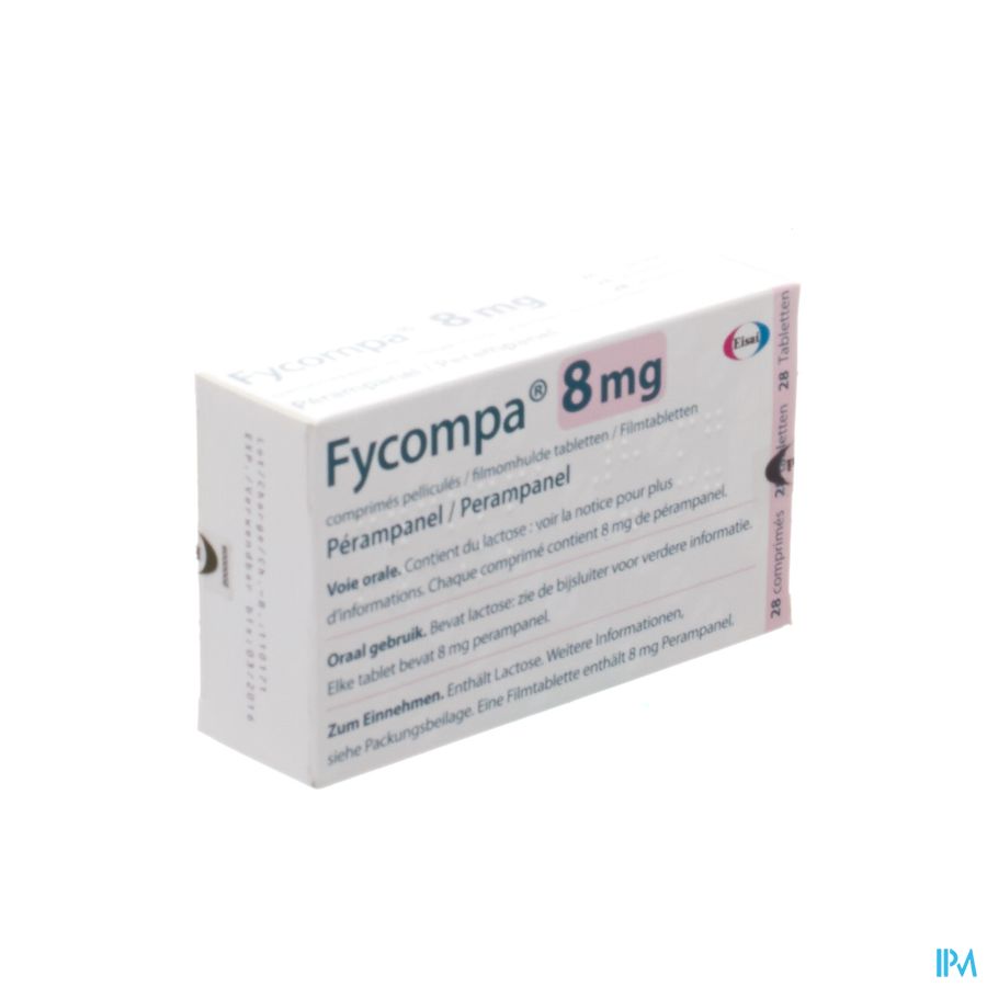 Fycompa 8mg Omhulde Tabl 28 X 8mg Fycompa 8mg Omhulde Tabl 28 X 8mg