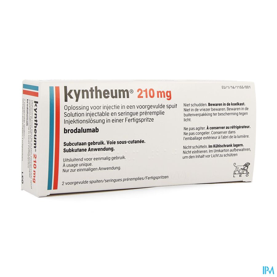 Kyntheum 210mg Opl Inj Voorgev.sp.2x1,5ml 140mg/ml Kyntheum 210mg Opl Inj Voorgev.sp.2x1,5ml 140mg/ml