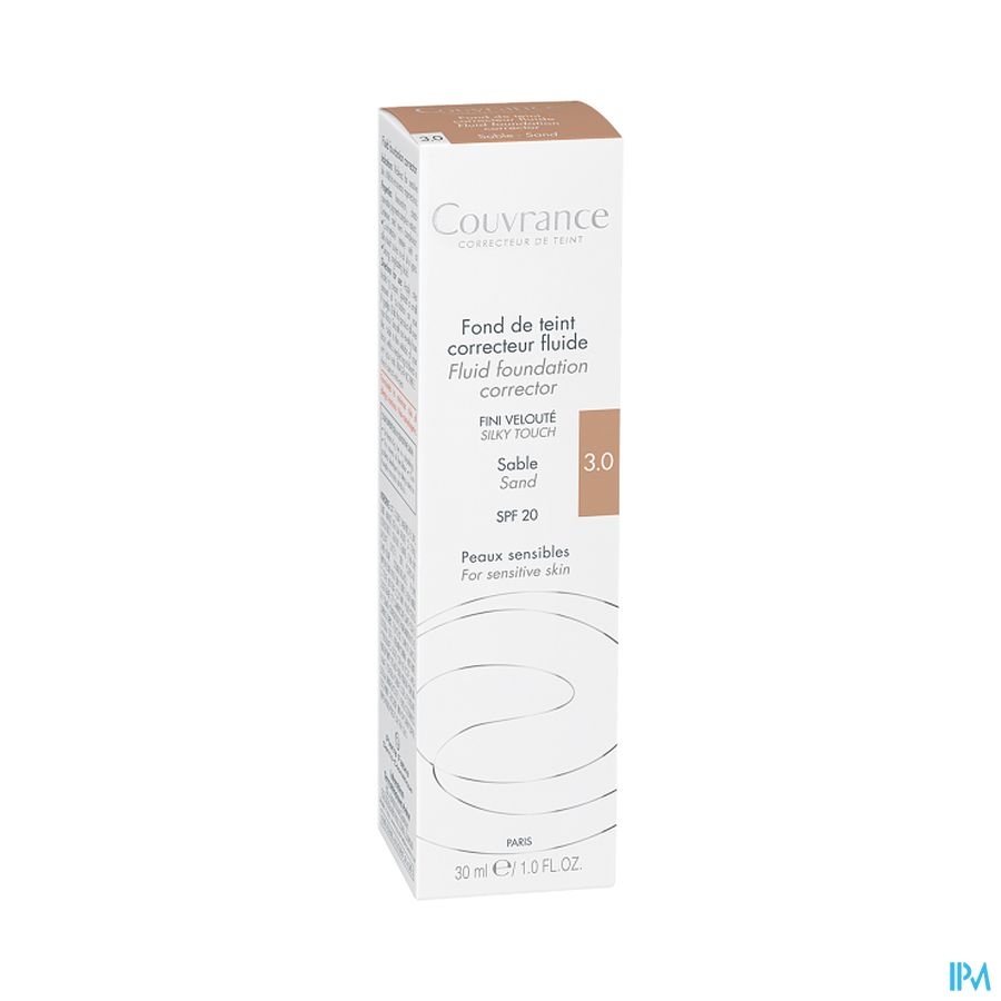 Avene Couvrance Fdt Correct. Fluide 3 Sable 30ml 1