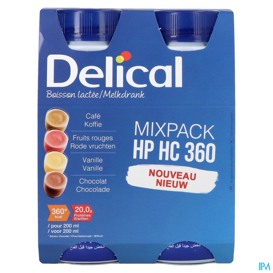 Delical Hphc 360 Mixpack 4x200ml 1